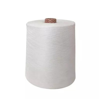 China bacterias antis blancas crudas hechas girar del filamento de los hilados de polyester 20s/3 203 20s/3 20 en venta