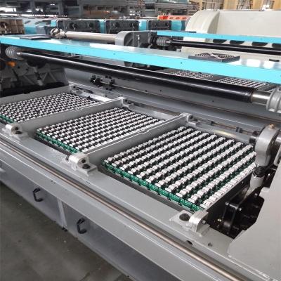 China Jacquard head WGT24 high speed electronic jacquard loom 5376 steel hooks air jet room rapier loom for sale