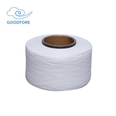 China blanco 100% del hilo del hilado del lazo de la cuerda de 1120D Spandex para el telar en venta