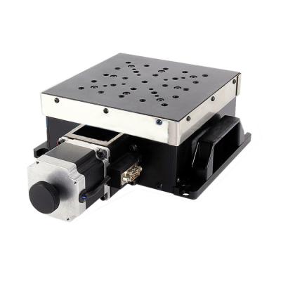 China Adjustable Height Z Axis Motorized Lab Jack 160×160mm Screw Drive for sale