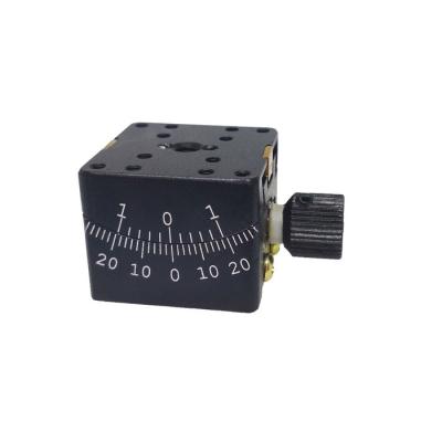 China Small Miniature Goniometer Table 25mm X 25mm With Worm Gear for sale