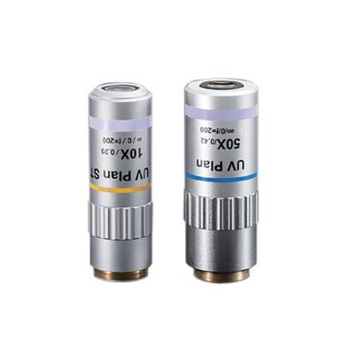 China UV Infinite Achromatic Objective Lens , Long Working Distance Microscope Objective for sale