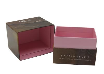 China Pretty Coated Gift Packaging Boxes ,  Small Cardboard Boxes With Lids For Gifts  for sale
