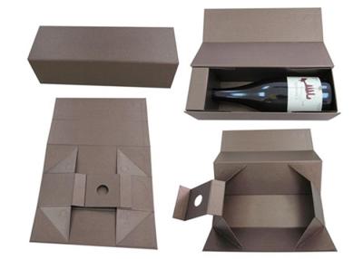 China Recyclable Birthday Single Bottle Wine Box 9.75