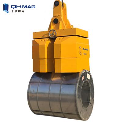 China Heavy Duty 20ton Permanent Magnetic Lifter Horizontal For Hot Steel Coil for sale