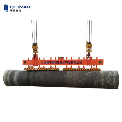 China Stable 10 Ton Magnetic Plate Lifter , 440V Magnetic Lifting Clamp for sale