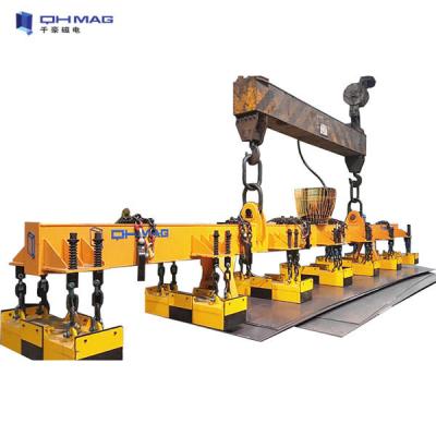 China CE ISO9001 Sheet Metal Lifting Magnets , 300kg Telescopic Beam Crane Electromagnet for sale