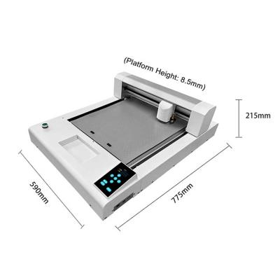 Manual Operation 125mm Paper Testing Instruments , Round Paper Cutter