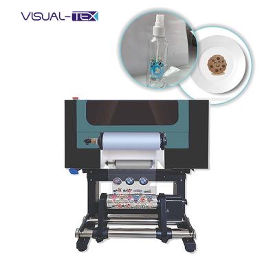 China 30cm AB Film UV Printing Machine Bottle Mug Phonecase Metal Label Sticker Printer for sale