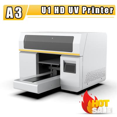 China S1-HD Print Head A3 UV Flatbed Printer For Customized Printing At 3m2 Max Speed for sale