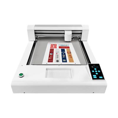 China Máquina de corte automática de escritorio A3 adhesivos cortador de papel maquinaria de trazado en venta