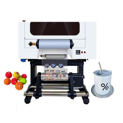 China Impresora UV dtf Impresora DTF Transfer AB Impresora de pegatinas de película con barniz en venta