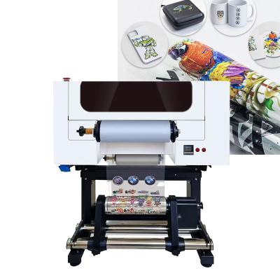 China 30CM UV Roll Dtf Printer For Sticker Printing With Dual Xp600 Head Roll To Roll Printer for sale