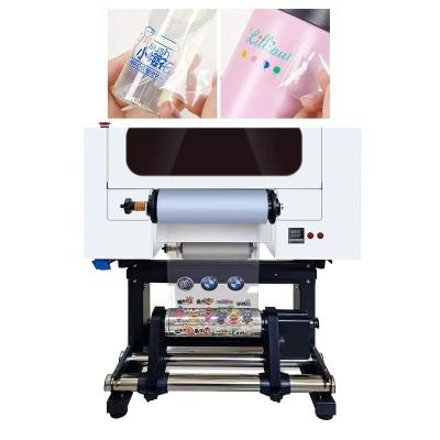 China 30cm Uv Dtf Transfer Printer Xp600 Head Uv Dtf Roll To Roll Printing Machine for sale