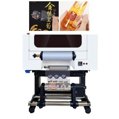 China 30cm UV Dtf Printer For Sticker Printing Roll To Roll Inkjet Printer On Any Materials for sale