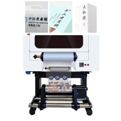 China 30 Máquina de impressão de adesivos UV de cabeça dupla Impressora de capa móvel à venda