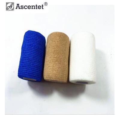 China Premium Cotton Sterile Gauze Bandage Self Adhesive Flexible Cohesive Bandage for sale