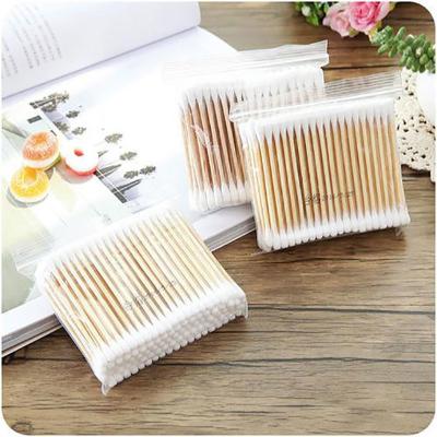 China Good Softness Medical Cotton Swab , Hygiene 100% Cotton Tipped Swabs for sale