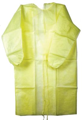 China Vestidos descartáveis plásticos personalizados do isolamento do polipropileno do hospital para enfermeiras à venda