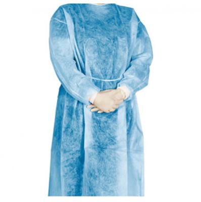 China Hypoallergenic Disposable Isolation Gown Fluid Resistant Environmental Friendly for sale