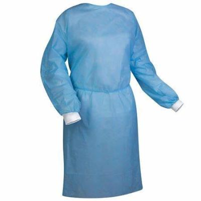 China Non Woven Disposable Isolation Gown Durable Excellent Tensile Resistance for sale