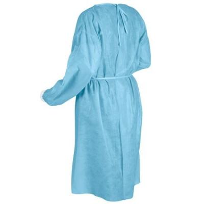 China Breathable Disposable Non Woven Gown , Hypoallergenic Hospital Isolation Gowns for sale