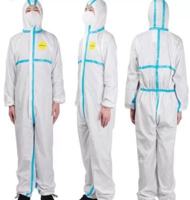 China Anti Virus Disposable Protective Suit Safety Wearing No Stimulus To Skin for sale