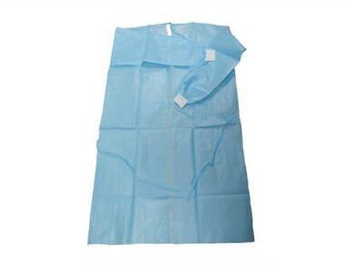 China Disposable SMS Isolation Gown Blue Color With CE FDA Certification for sale