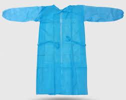 China Non Irritating Disposable Hospital Gowns Antivirus Customized Logo Available for sale