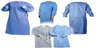 China Disposable Surgical Gowns  AAMI Level 1 AAMI level 2 AAMI Level 3 AAMI Level 4 Work Protection For Hospital Chemicals for sale