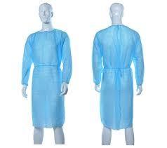 China Chemical Resistant Disposable Surgical Gown Customized Color Long Sleeves for sale