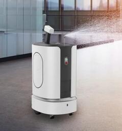 China Stable Running Hospital Delivery Robot , Portable Disinfection Robot for sale