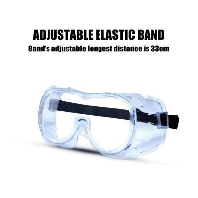 China Unisex PVC Frame Disposable Protective Eyewear for sale