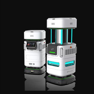 China Lithium Battery 30Ah 250r/Min 200W Uv Disinfection Robot for sale