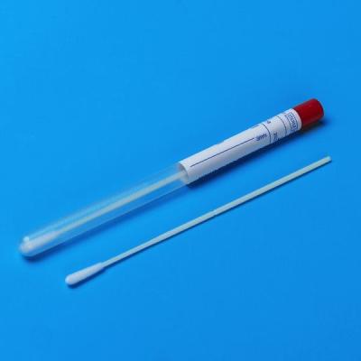 China Economical Custom Design Disposable Sterile Disposable Buccal Cell Nylon Flocked Swab for sale