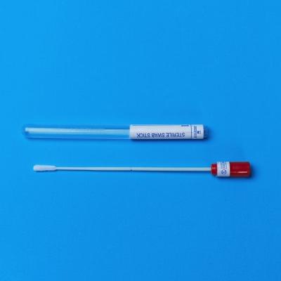 China Disposable Samples Nylon Flock Oral Nasal Swab Breakpoint Brush Specimen Collection Testing Vtm Swab Tube for sale