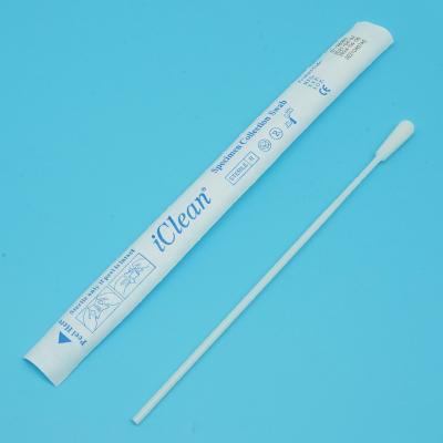 China Sterile Microbilogy Test Covid 19 Specimen Collection Nasal Oral Nylon Flocked Swab Stick for sale
