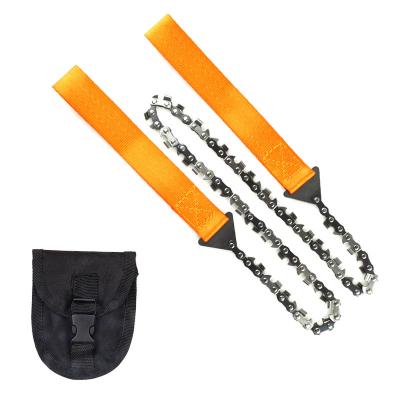 China 1pcs Portable Survival Wood Chainsaw Chainsaws Emergency Camping Hiking Tool Pocket Holster Pocket Chainsaw Outdoor Tools for sale