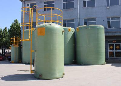 China Water Reservoir Frp Plastic Chemical Tanks Cylindrical Vertical 30000 Gallon for sale
