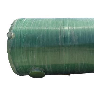 China Durable Cylindrical Vertical Frp Chemical Tank Filament Winding 4000mm*6700mm for sale