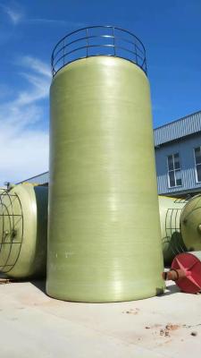 China Almacenamiento vertical durable de Frp del tanque de agua del cilindro de la bobina del filamento en venta