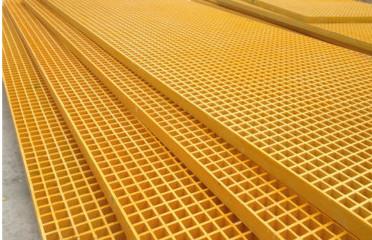 China Antiseptic Fiberglass Mesh Flooring Panels Frp Grating For Textile Printing Dyeing for sale