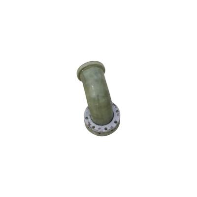China High Conveying Capacity GRP Flanged Pipe Elbow Molded Green FRP Fittings for sale