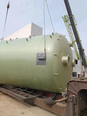 China Frp Filament Winding Sulphuric Acid Storage Tank High Strength Watertight 2100 Gallon for sale