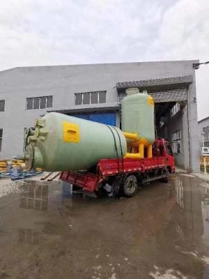 Chine Vertical FRP Chemical Storage Tank For Wastewater Treatment à vendre