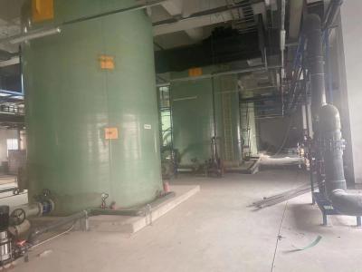 China Round Light Weight FRP Vertical Tank For Water Pretreatment à venda