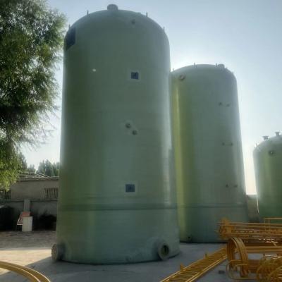 中国 Cylindrical Antiseptic FRP Storage Tank For Chemical Production Line 販売のため