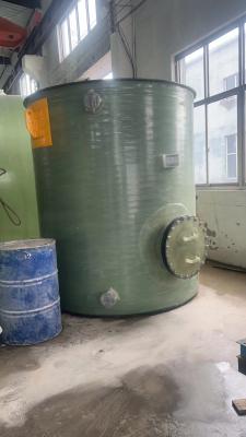 Chine Cylindrical Large Capacity Vertical FRP Water Tank For Water Reservoir à vendre