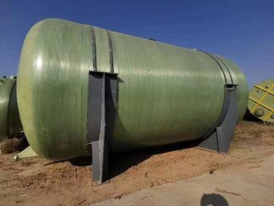 China Filament Winding Fiberglass Chemical Tanks For Sulfuric Acid Storage for sale