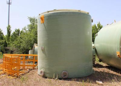 China Outside Industrial Frp Septic Holding Tank Cylindric Sewage Treatment for sale